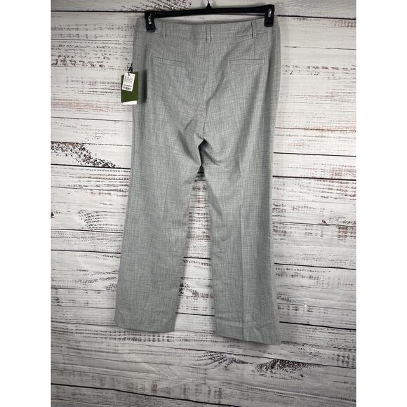 Marella Pants Women's 14 Gray Straight Leg Stretch Career Office Trousers NWT - Picture 8 of 9